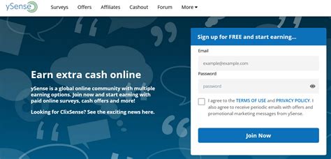www.clixsense.com log in|Welcome to ySense – ySense Blog.